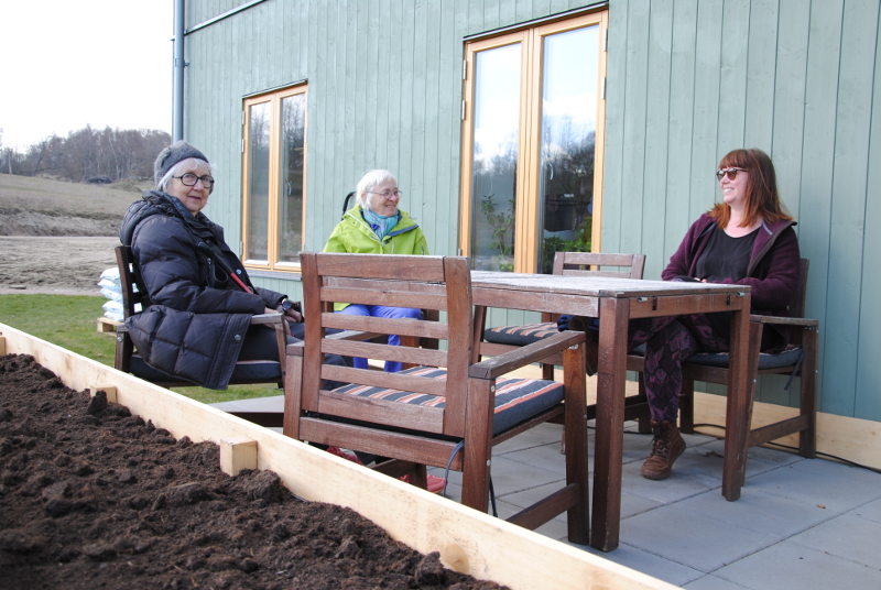Ett foto p&aring; Lena Forsberg, Helle Frederiksen och Alexandra Jansson