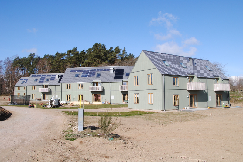 Ett foto p&aring; Baskedal kooperativa hyresr&auml;ttsf&ouml;renings hus